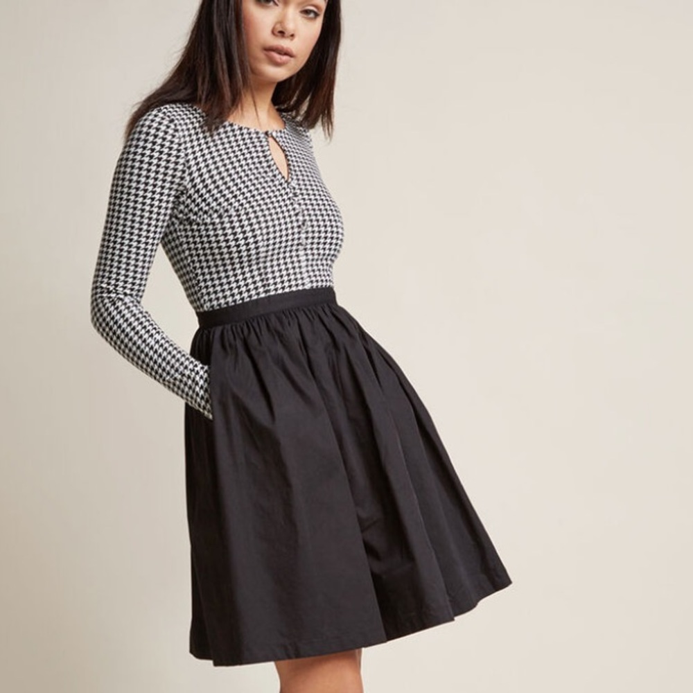 ModCloth Twice as Timeless Long Sleeve Dress